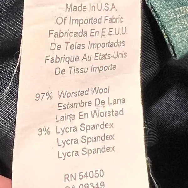 Lauren Ralph Lauren Blazer Outerwear Double Breasted Wool‎ Blend Navy Blue 10 - Image 7