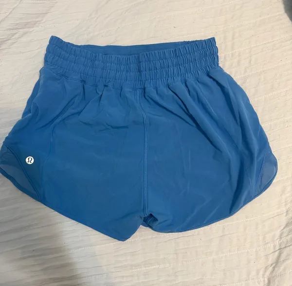 Poolside Blue Lululemon Hotty Hot Shorts 2.5"  - Image 2