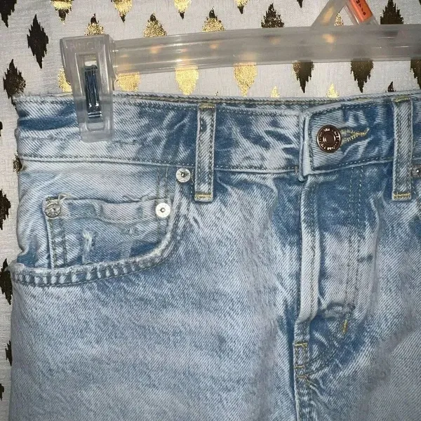 NWT Free People we the people distressed Jean shorts size 25 - Image 2