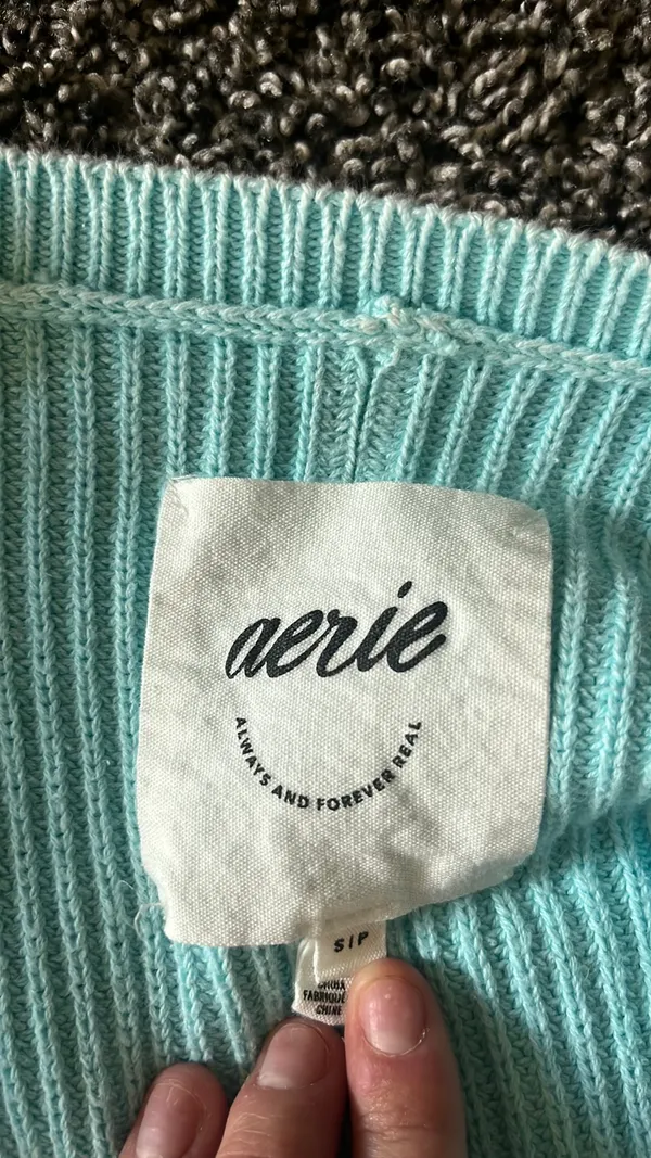 Aerie Cropped Sweater - Image 3