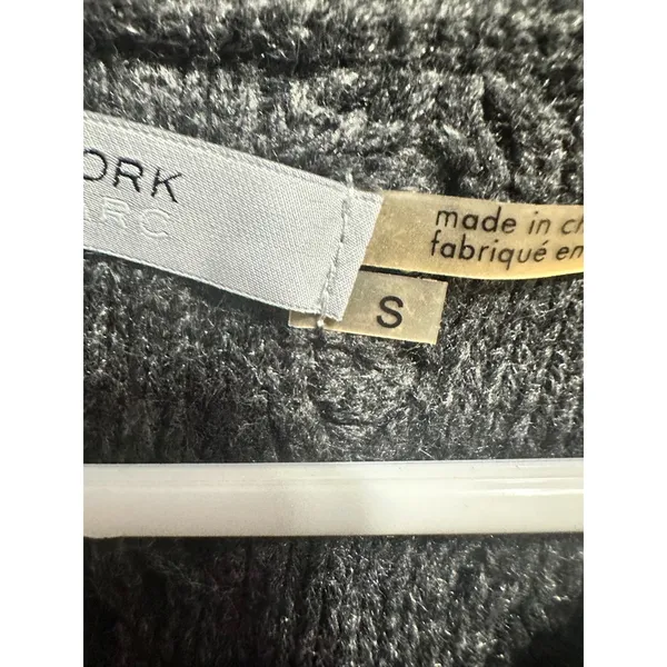 Marc New York Andrew Marc Gray Angora Blend Diamond Cable Knit‎ Sweater Dress S - Image 7