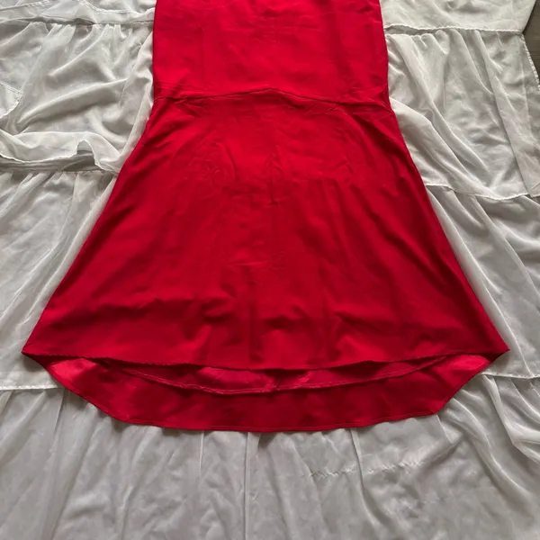 Lulus See You Again Red Bustier Mermaid Maxi Dress - Image 5