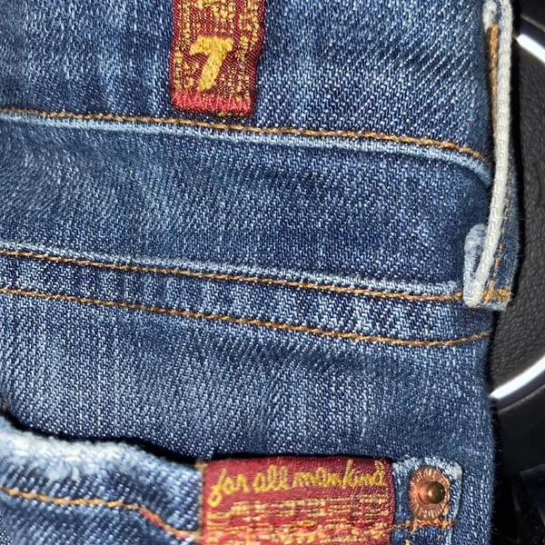 Seven For All Mankind Bootcut Jeans Size 27 Stretch Classic Denim Y2K premium - Image 7