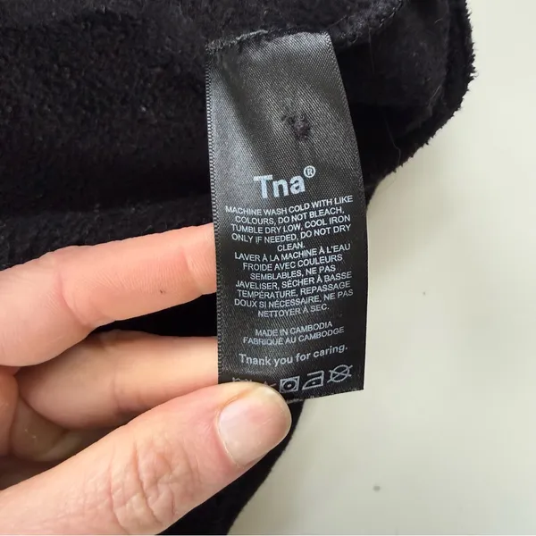 Aritzia TNA Sweatfleece Cozy Fleece Boyfriend Fit size small - Image 5