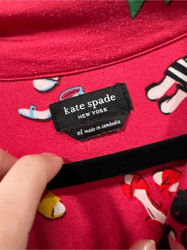 Kate Spade New York Red Fabulous Colorful Shoes Pajama Set - Image 5