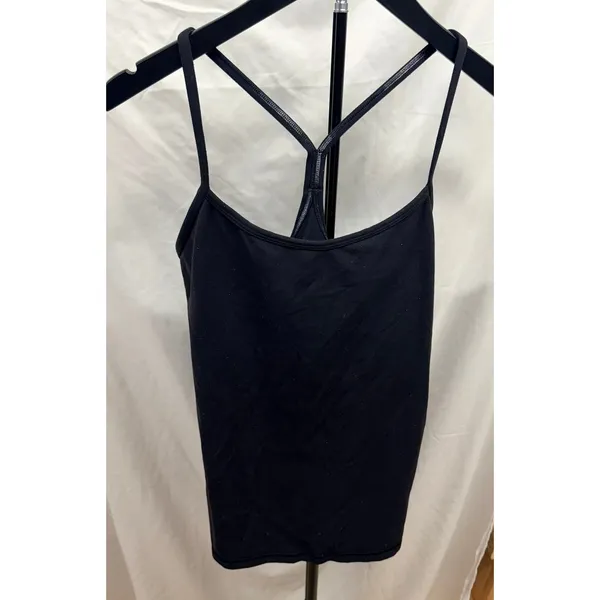 Lululemon Women's Black Power Y Luon Tank Second Release Sz 12 W1E12S - Image 4