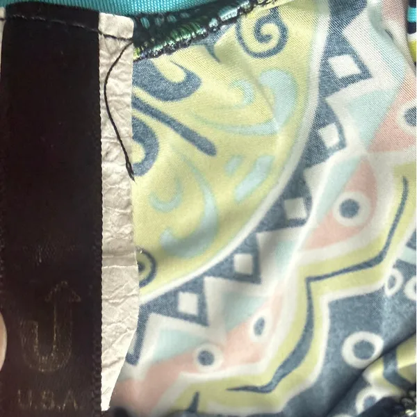 Flying Tomato "Midnight Mai Tai" Paisley Boho Palazzo Pants L Festival Hippie - Image 4