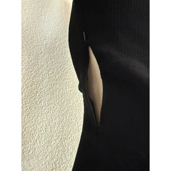 Hill House Felicity black dress sweetheart neck size small - Image 4