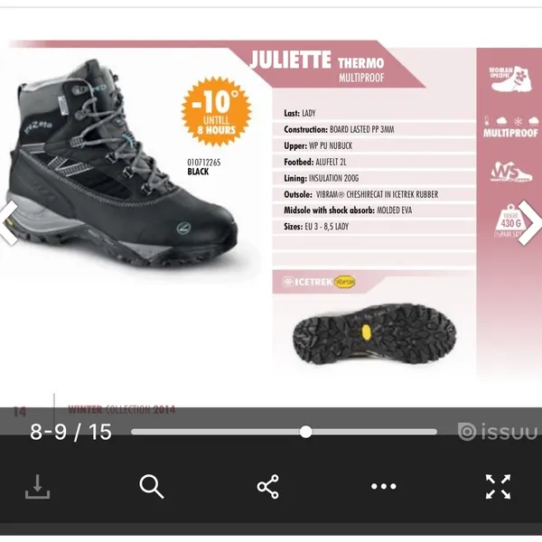 Trezeta Juliette thermo hiking and winter boots - Image 5