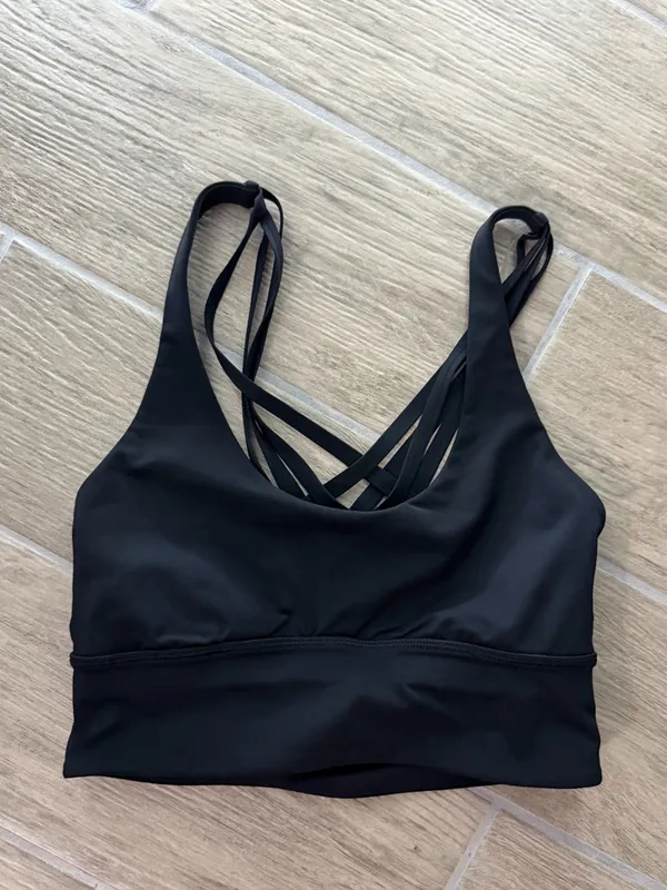 lululemon athletica Black Multi-Strap Crossback Sports Bra - Image 2