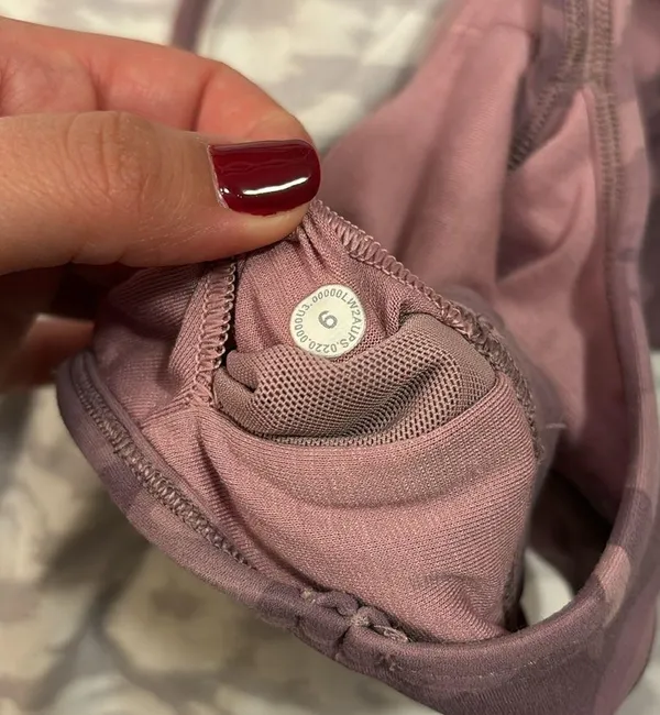 Lululemon Pink Camo Flow Y Soft Sports Bra - Image 4
