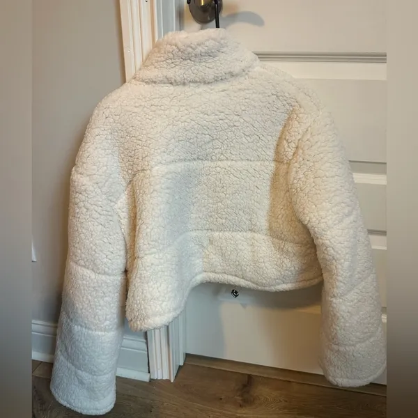 Boohoo fleece puffer jacket - Image 2