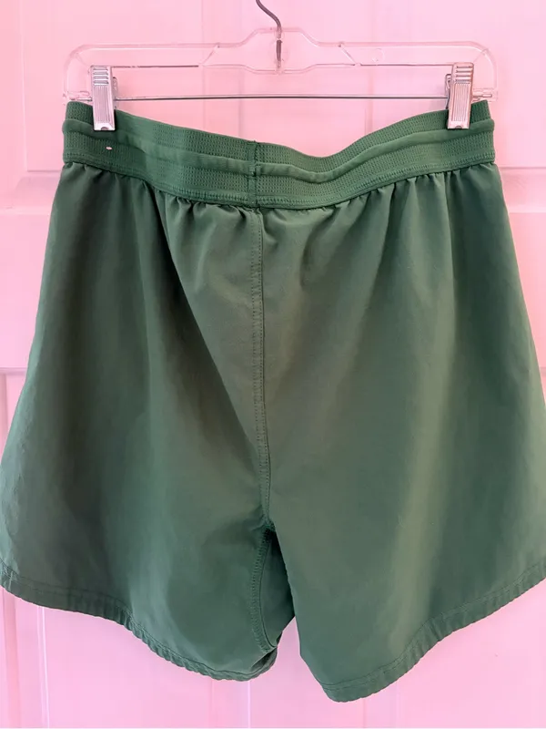 Nike Green Athletic Performance Shorts - Image 5
