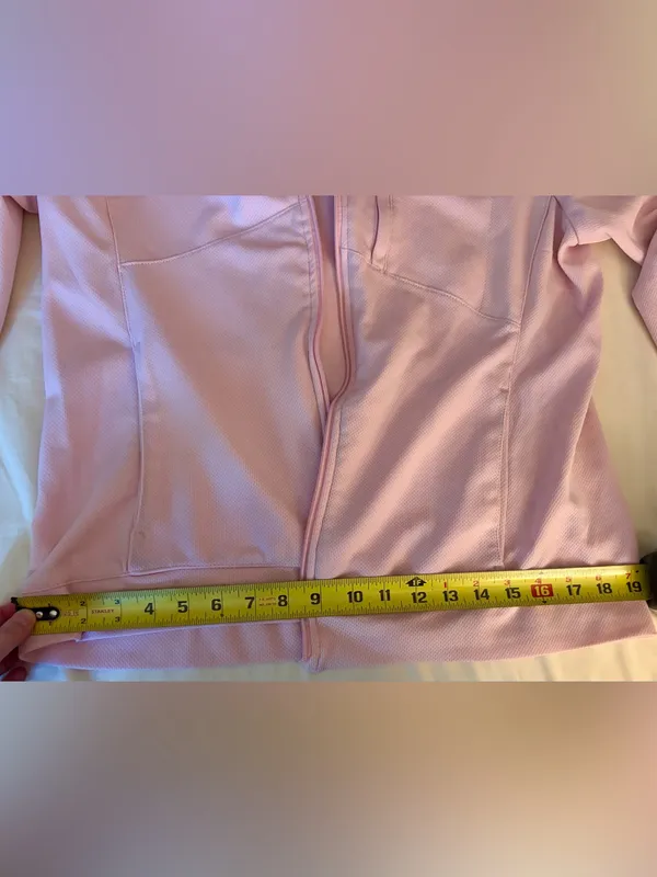 Dunlop women's pink activewear jacket size large with hood - Image 14