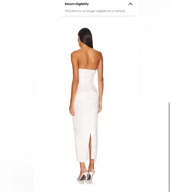 Sau Lee White Dress - Image 4