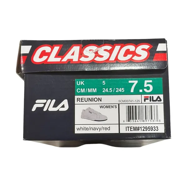 Fila Reunion Sneakers Size 7.5 White - Image 8