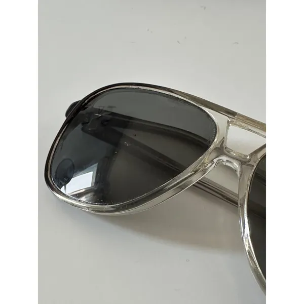 Hunter Grey Fade Sunglasses Retro Smoke Oval - Image 9