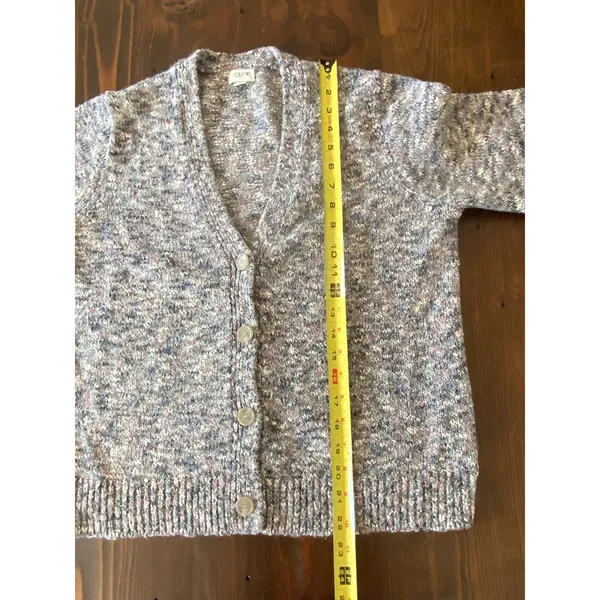 J. Crew Cotton Blend Cardigan size large‎ - Image 5