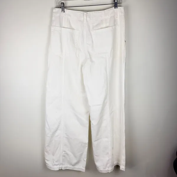 NWT Madewell Wide Sweep Trouser Denim Jeans Cream Size 27 Wide Leg Spring Summer - Image 3