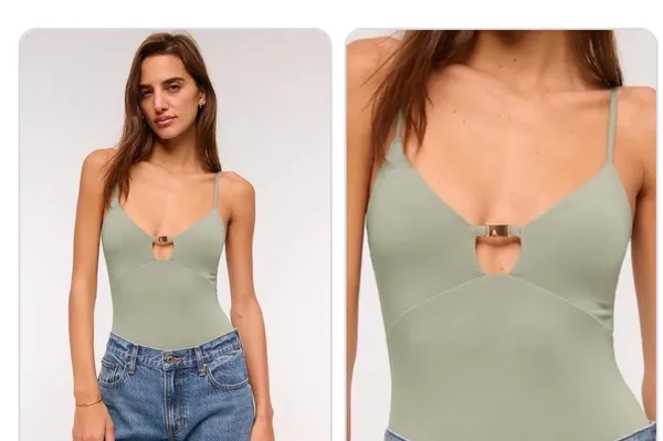 Abercrombie Bodysuit Green - Image 2