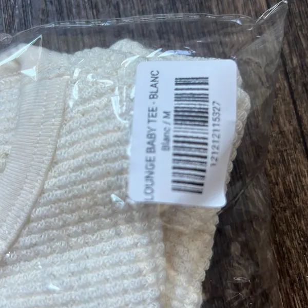 Set Active Lounge Baby tee in Blanc - Image 3