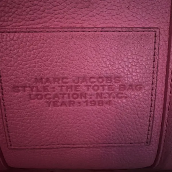 pink leather Marc jacob's tote bag - Image 3