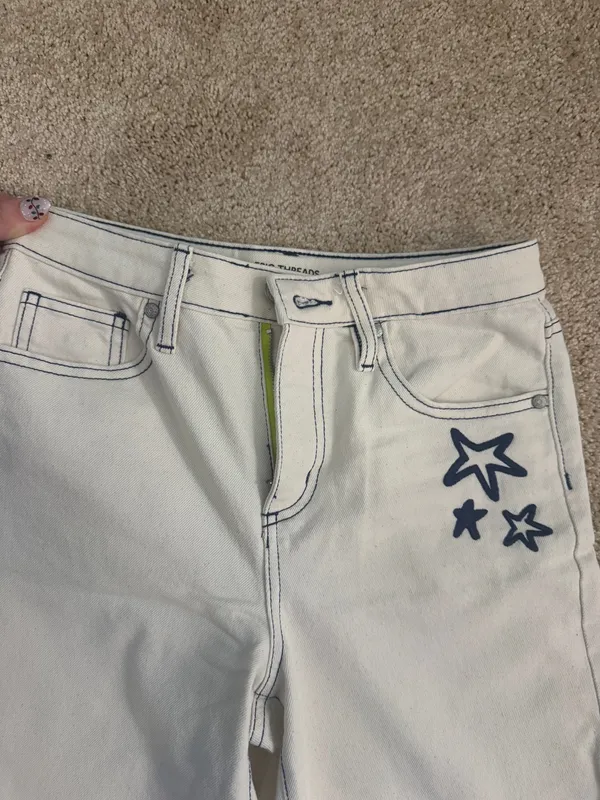 Epic threads wide leg jeans White Size 0 - Image 2