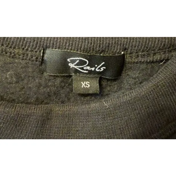 RAILS Quincy Cutout Sweatshirt in dark grey - Size XSmall - Image 3