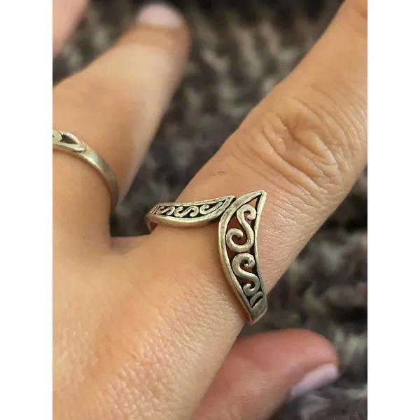 Z54 size 9 ring 925 sterling silver - Image 2