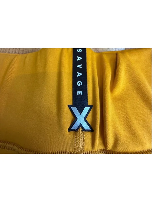 Savage X Fenty “Golden Era” Band It High Waist Leggings Size Medium - Image 9