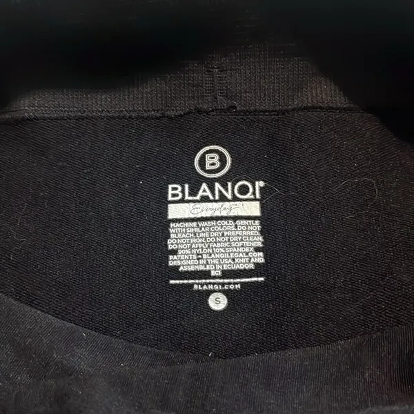 BLANQI Everyday Maternity‎ Belly Support Full Length Black Leggings Small - Image 4