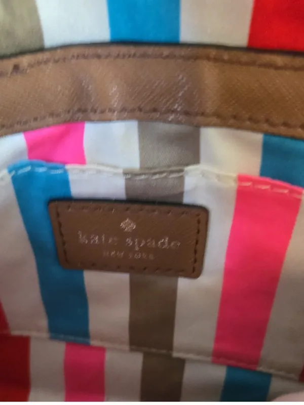 Kate Spade Newbury Lane Sally Tan Saffiano Crossbody Bag -LIKE NEW - Image 4