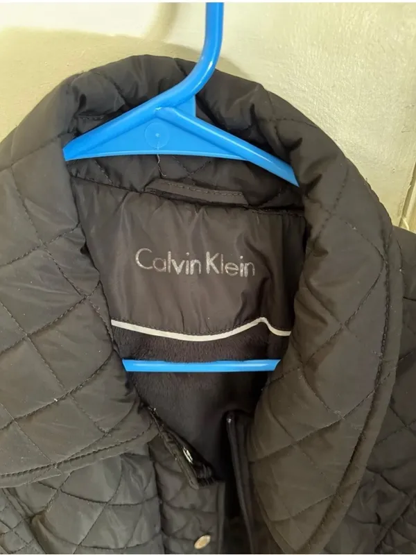 Calvin Klein Black Quilted Collar Jacket - Image 2