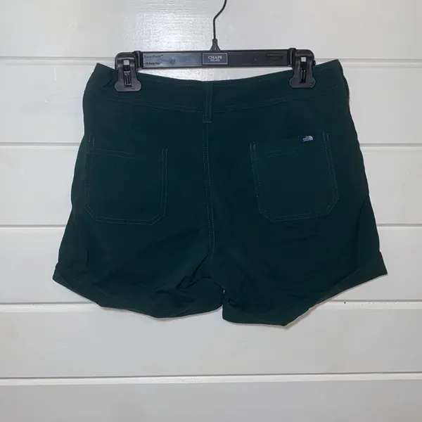 The north face dark green water resistant outdoor shorts - Image 5