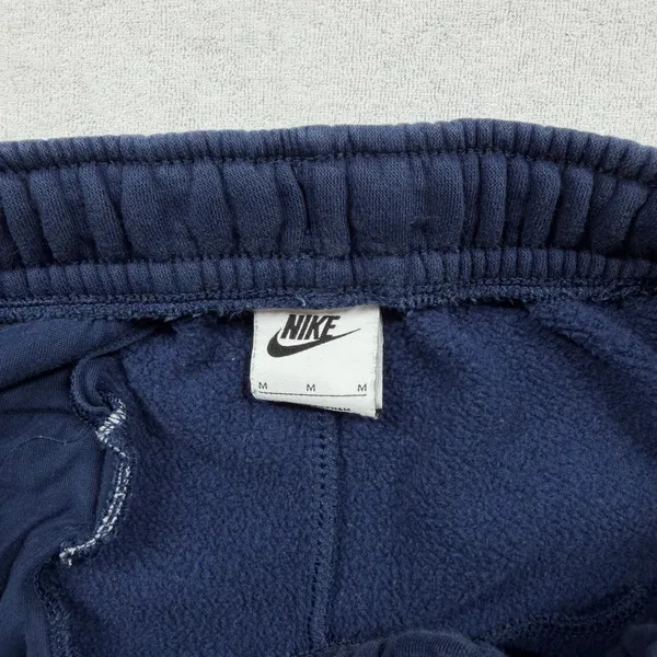 Nike Fleece Jogger Sweatpants Blue Unisex Medium Swoosh - Image 3