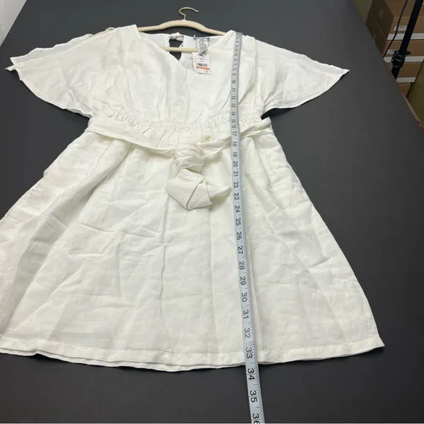 Tommy Bahama St. Lucia Linen-Blend Split-Shoulder Dress White SZ Small NEW *FLAW - Image 11
