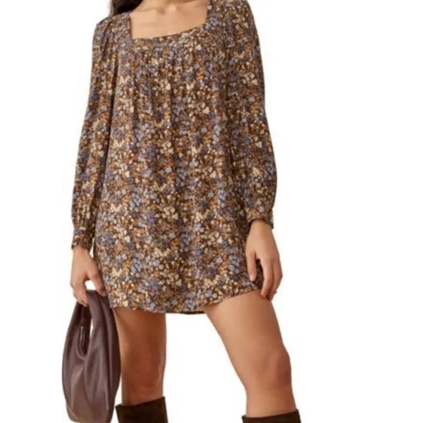 NWT reformation Blake long‎ sleeve shift dress M - Image 4