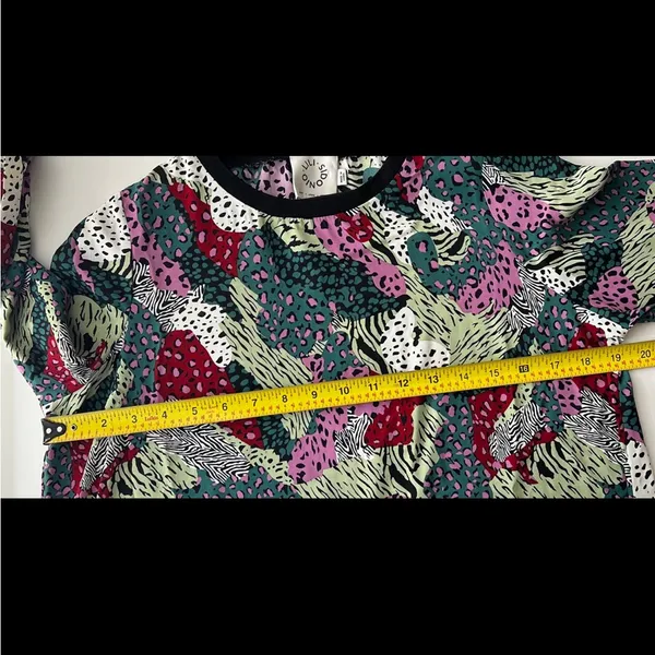 Anthropologie Lili Sidonio multi print artsy dress XS - Image 6