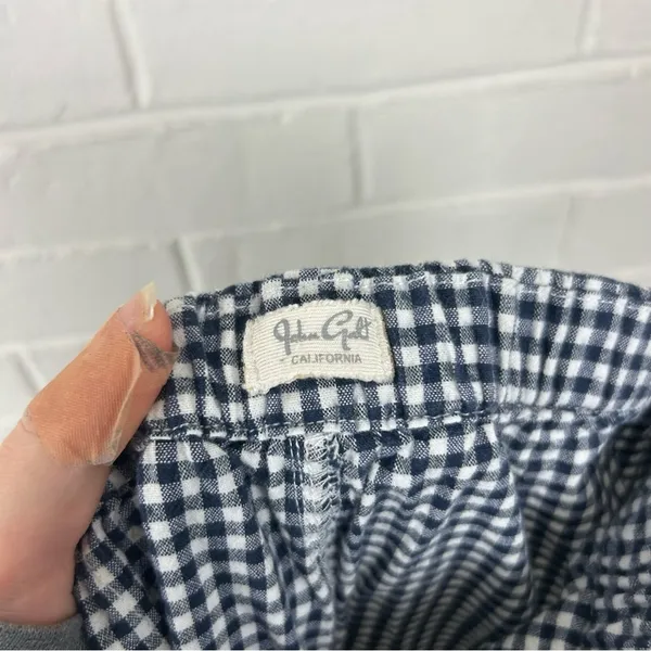 John Galt X Brandy Melville High Rise Gingham Tilden Ankle Cropped Pants Size S - Image 5