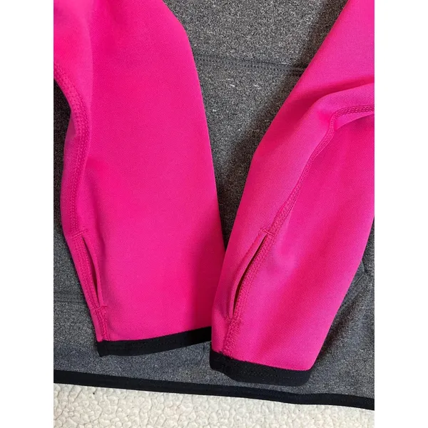 Nike Hot Pink Gray Therma-Fit Pullover Hoodie Sweatshirt Womens Size M NWT - Image 7