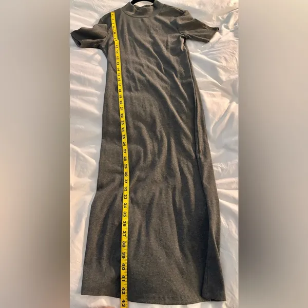 Zara Midi Ribbed Dress - Image 4