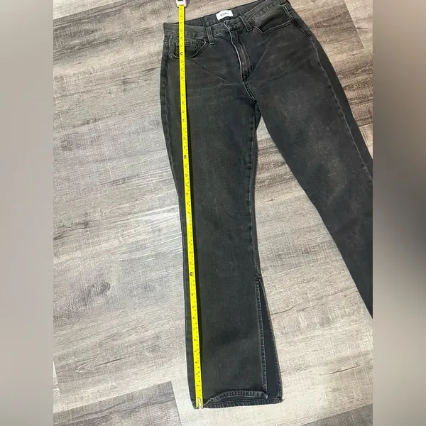 PISTOLA Alexa High Rise Slim Flare with Split jeans in Dark Sky - Image 8