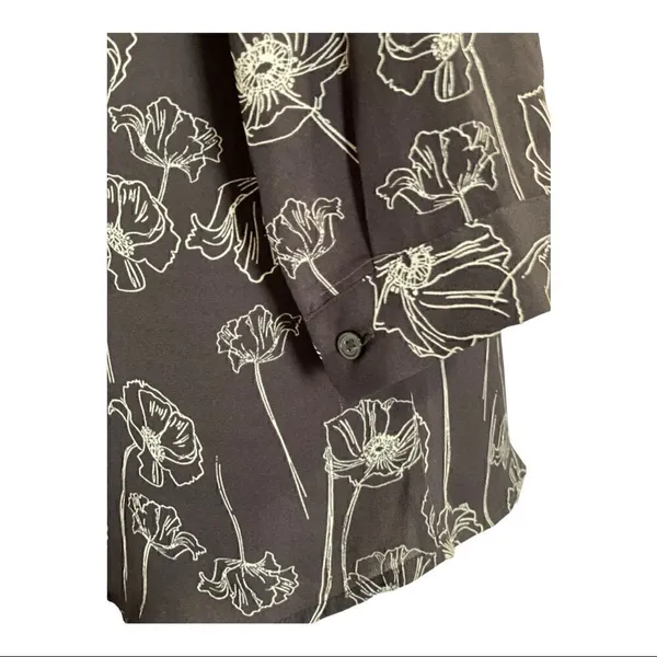Maurice’s Gray Long Sleeve Popover Blouse - Image 6