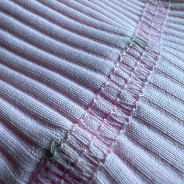 Strut This The Aubrey Ankle Leggings Womens Small Tiny Fit Chalk Pink Ribbed - Image 16
