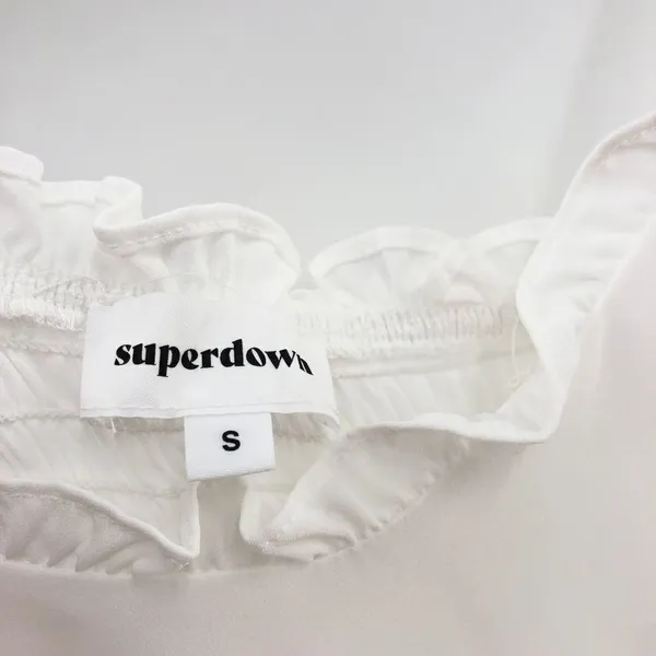 superdown Charlee Frill Cami‎ Dress in White S - Image 11