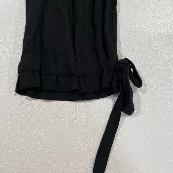 Lulu’s Black Lightweight Tie Ankle Pants Size M - Image 7