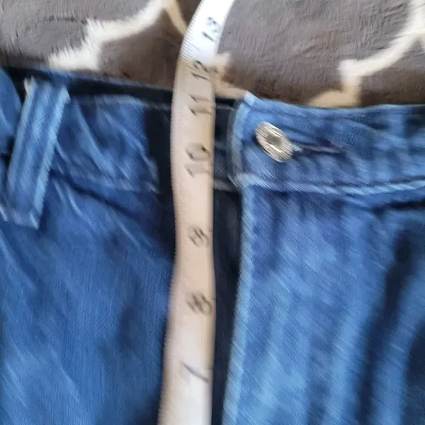 Abercrombie & Fitch Blue Wide Leg Jeans - Image 6