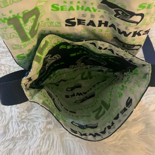 Seattle Seahawks Themed Crossbody Ladies Bag Cute Football Mouse - Image 3
