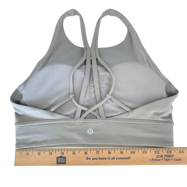 Lululemon Ride and Reflect Bra Dark Chrome Size 8 Sports Bra - Image 10