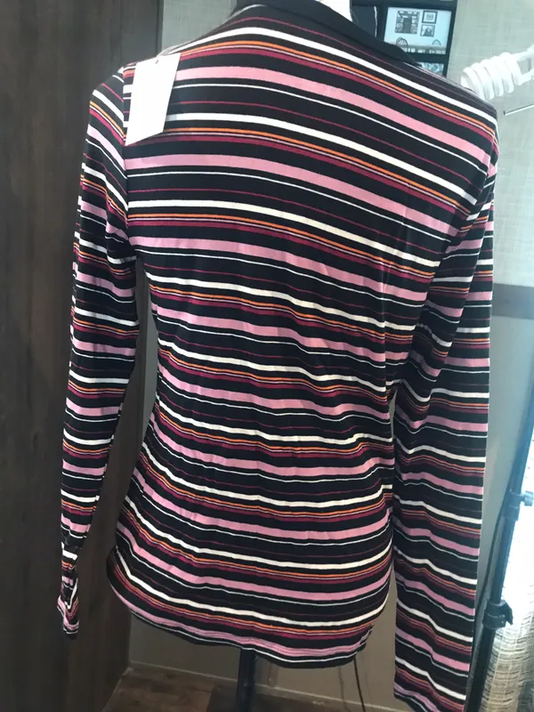 A New Day NWT Size medium striped long sleeve top - Image 5